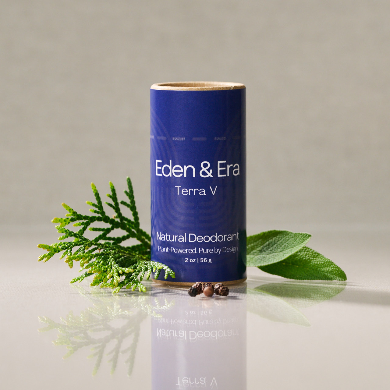 Eden & Era Terra V natural deodorant with cedar and sage