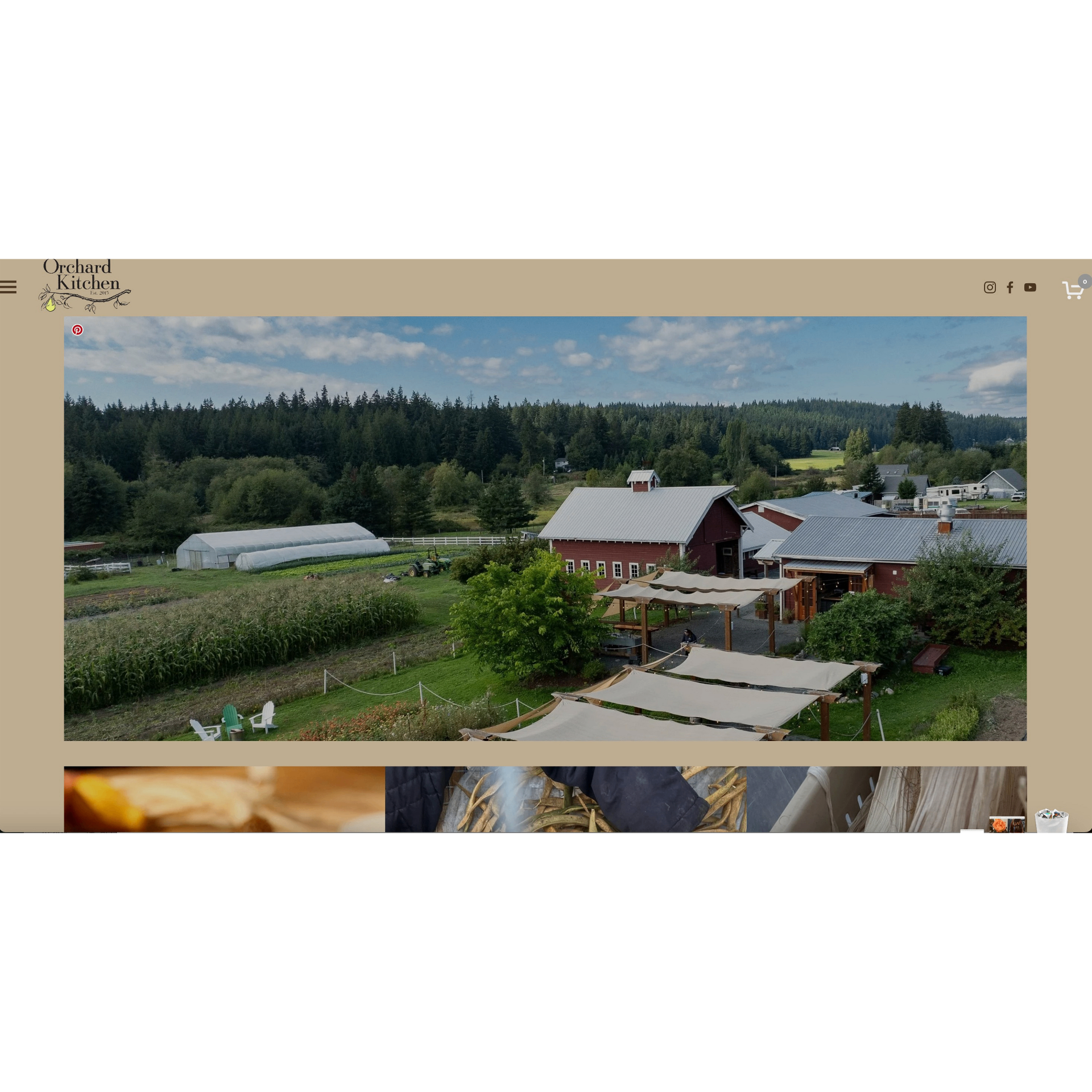 Previous Orchard Kitchen website